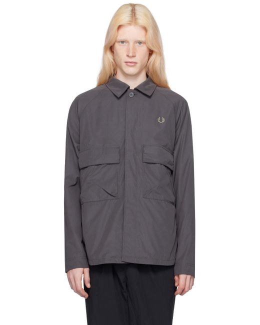 Fred Perry Multicolor Gray Utility Jacket for men