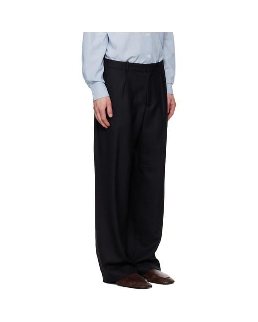 Our Legacy Black Borrowed Chino Trousers for men