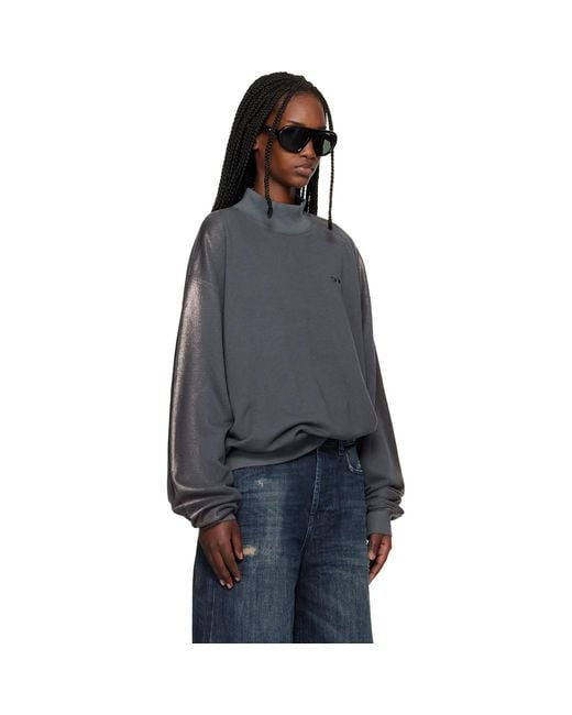 DIESEL Black F-Alexan-S1 Sweatshirt