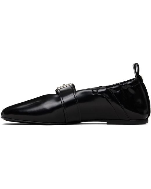 Ganni Black Sue Ballerina Flats