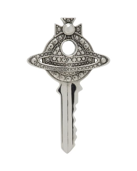 Vivienne Westwood Metallic Curzio Single Earring for men