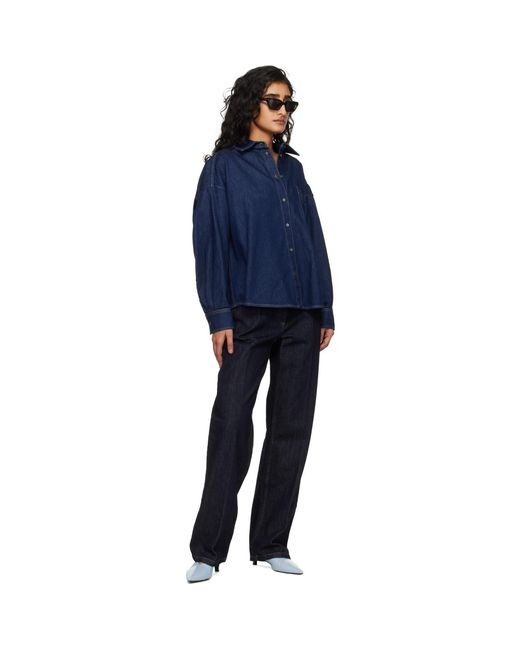 Weekend by Maxmara Blue Foggia Denim Shirt
