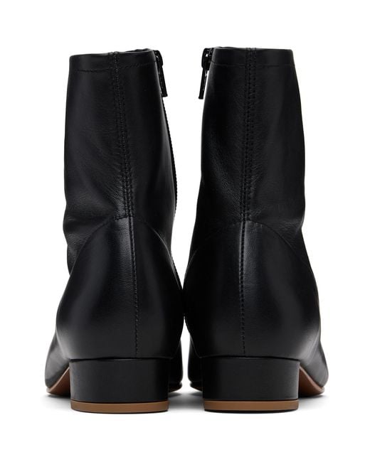 By Far Black Este Ankle Boots