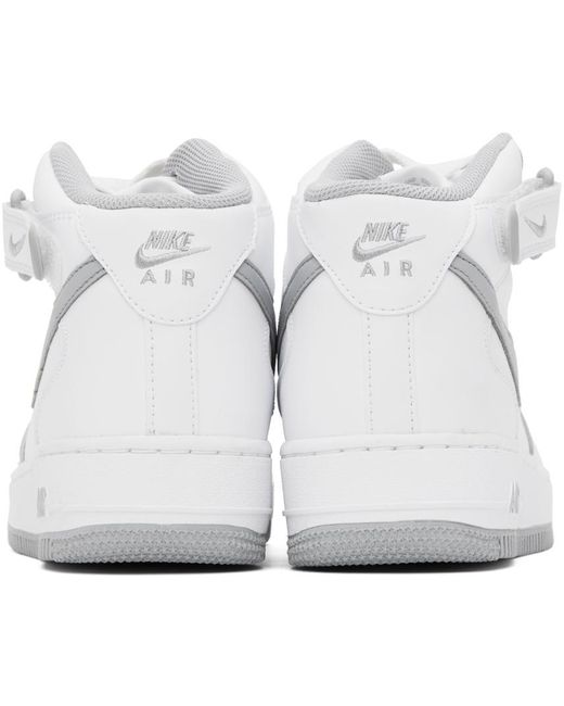 Nike Air Force 1 Mid "white/grey" Shoes for men