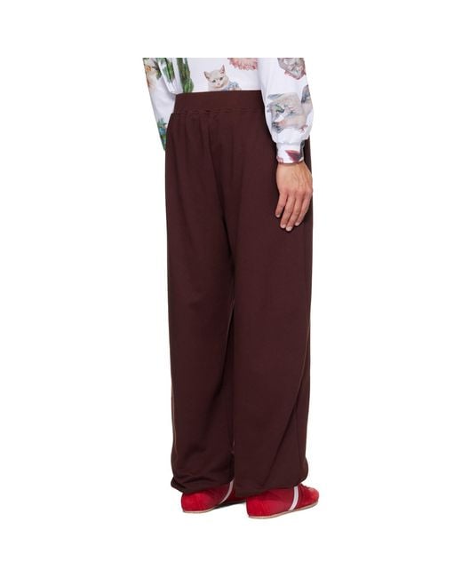 Chopova Lowena Red Feelings Hope Sweatpants for men