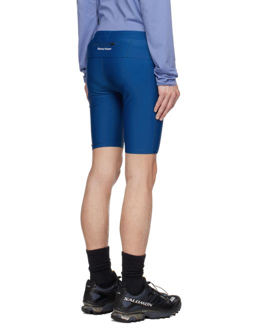 District Vision Blue Tomtom Shorts for men