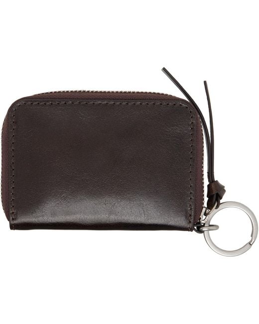 Dries Van Noten Black Zip Wallet for men