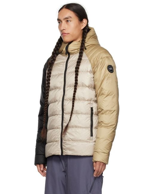 Canada Goose Black Beige Legacy Reversible Down Jacket for men