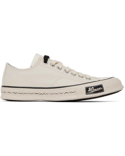 Visvim Black Off-white Skagway Lo Sneakers for men