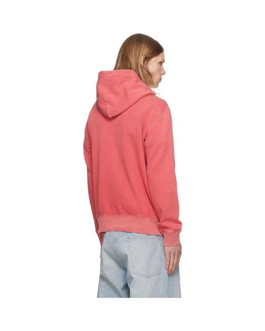 Polo Ralph Lauren Red Printed Logo Hoodie for men