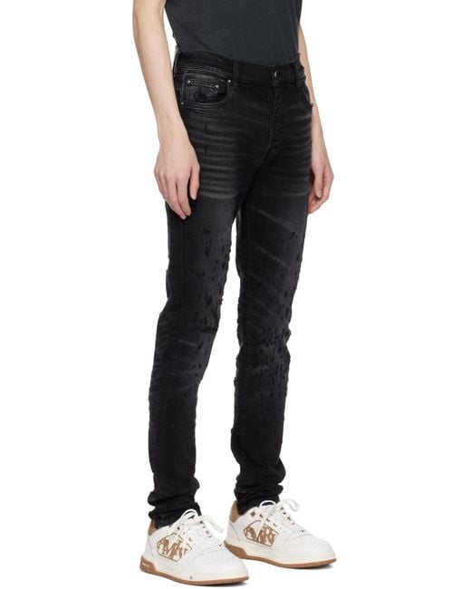 Amiri Black Shotgun Jeans for men