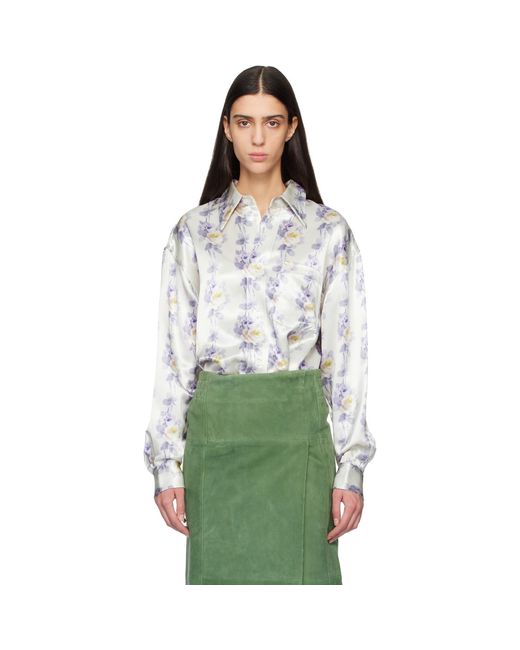 MERYLL ROGGE Green Off- Classic Shirt