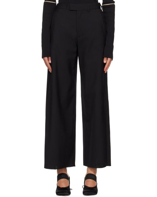 MM6 by Maison Martin Margiela ラップパンツ Black