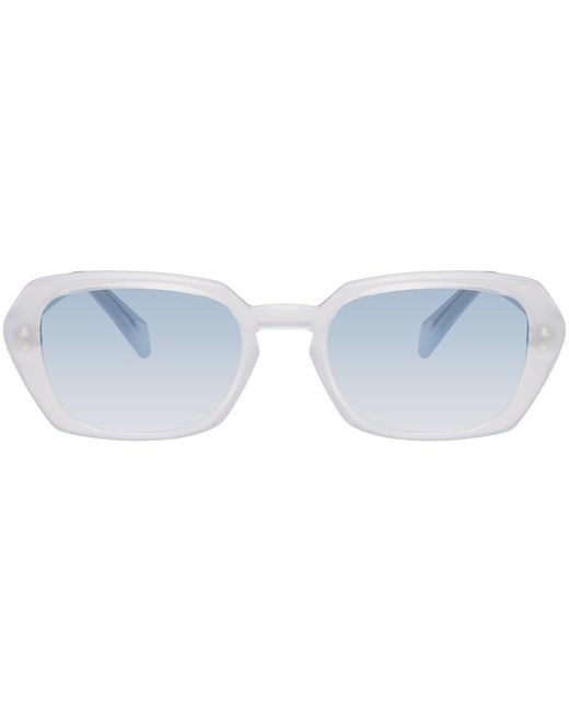 Our Legacy Black Blue Earth Sunglasses for men