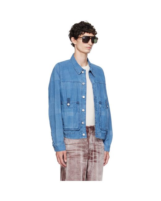 Isabel Marant Blue Darlane Denim Jacket for men
