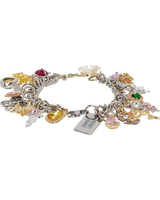 Chopova Lowena Metallic Knuckles Charm Bracelet