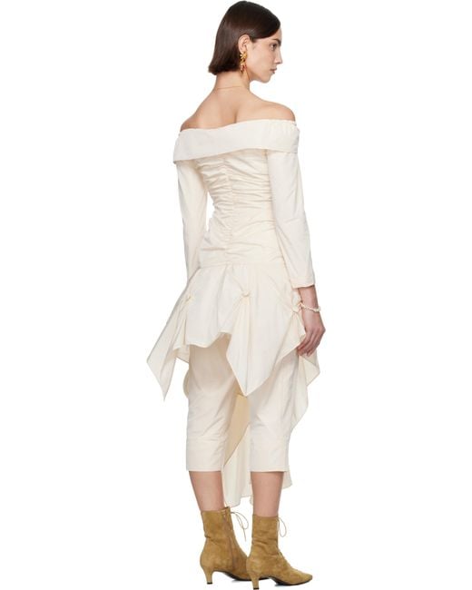 Renaissance Renaissance Black Ssense Exclusive Bridal Capsule Coco Minidress