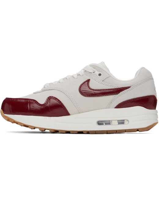 Nike Black White & Red Air Max 1 Lx Sneakers
