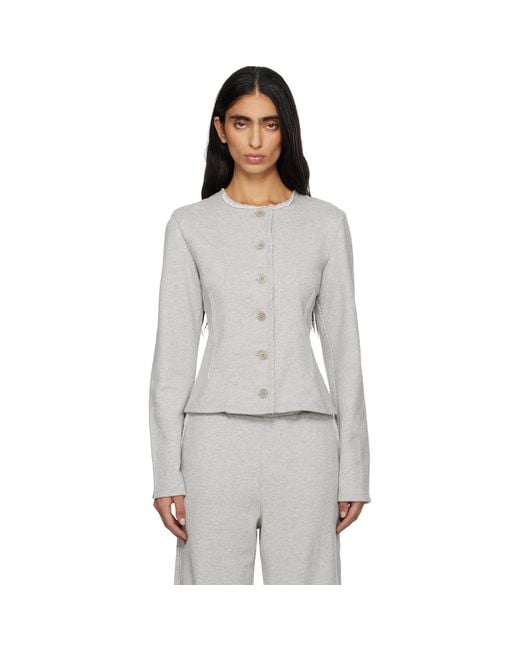 Paloma Wool White Sanpi Cardigan