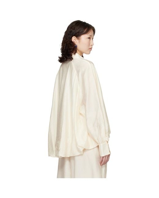 Cordera Natural Off- Balloon Shirt