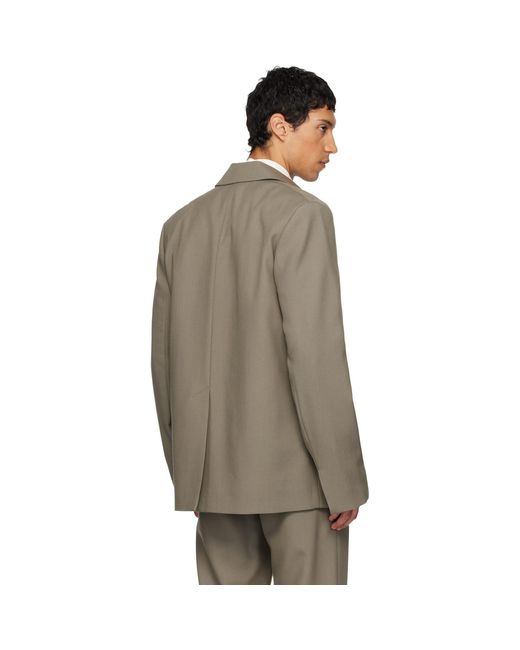 Rier Black Wool Jacket for men