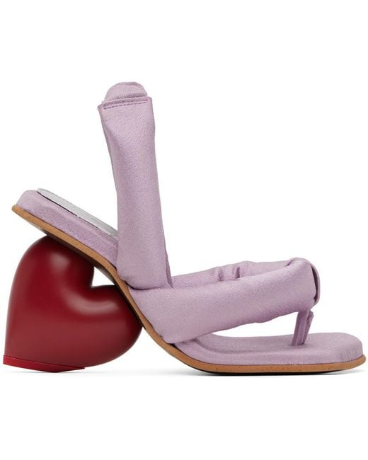 Yume Yume Purple Love Heeled Sandals