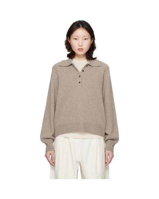 Cordera Natural Merino Wool Polo
