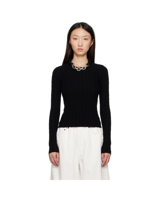 Rabanne Black Wool Sweater