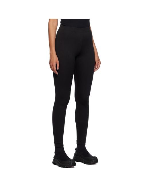 Moncler Black Lightweight Sport Leggings