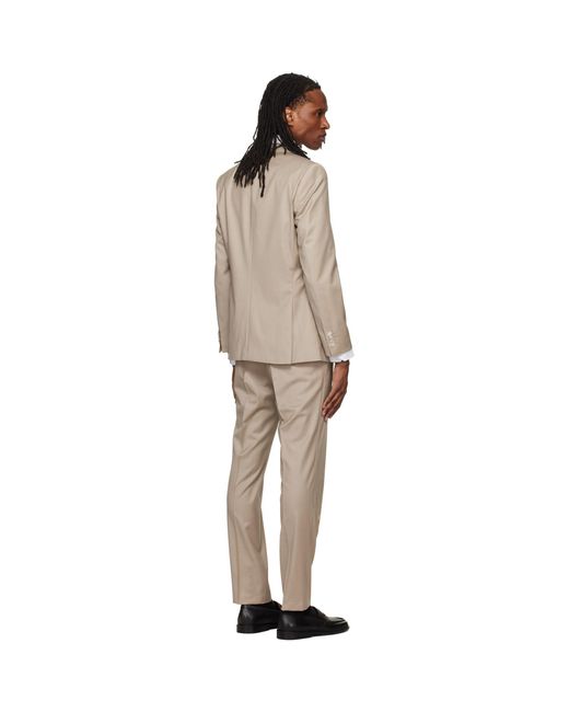 Boss Natural Single-Breasted Suit for men
