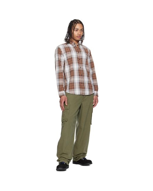 Burberry Multicolor Madras Check Cotton Shirt for men