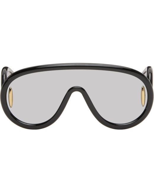 Loewe Black Wave Mask Sunglasses for men