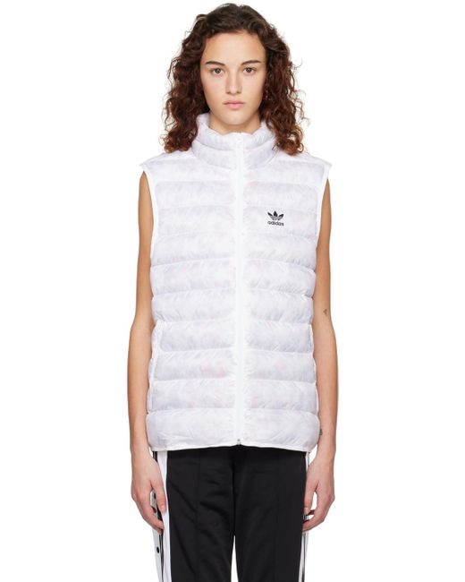 Adidas Originals White Essentials+ 'made With Nature' Vest