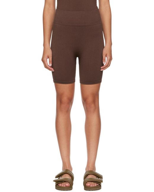 Prism Brown Composed Sport Shorts