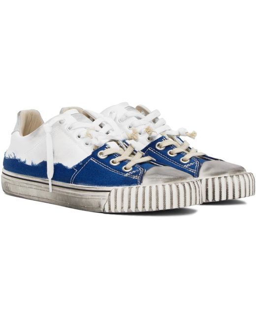 Maison Margiela Black Blue & White New Evolution Sneakers for men