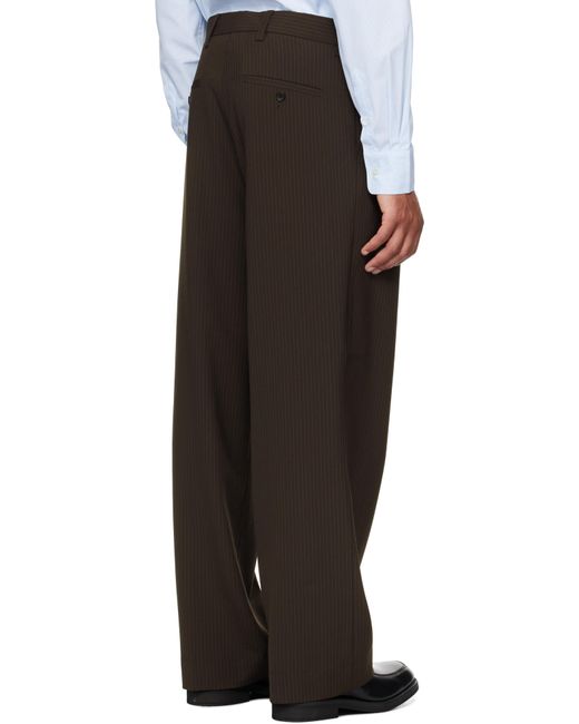 mfpen Black Classic Trousers for men