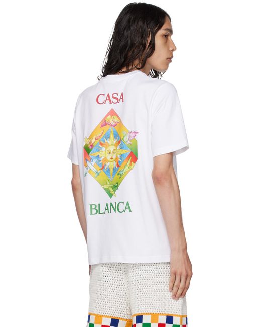 T-shirt Les Elements en coton Casablancabrand pour homme en coloris White
