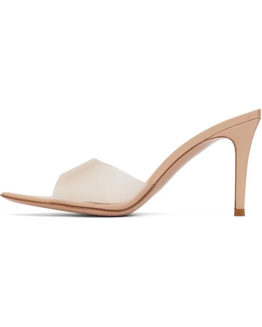 Gianvito Rossi Black Elle 85 Heeled Sandals