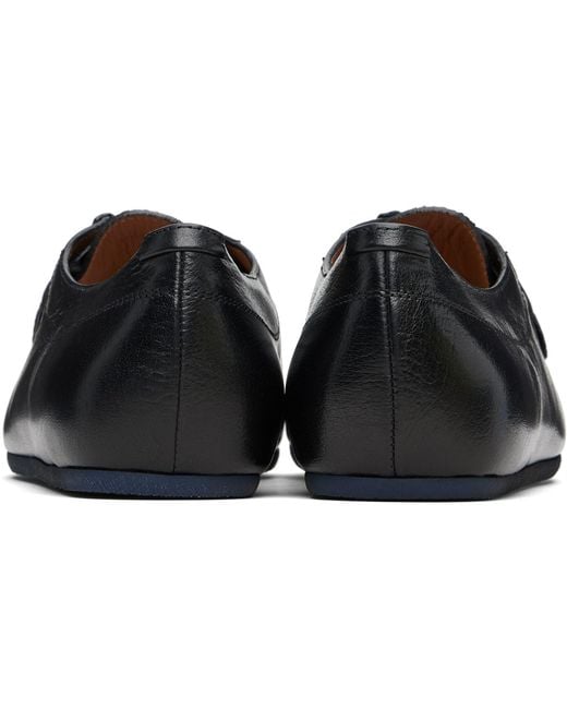 Jil Sander Black Hood Lace-up Derbys for men
