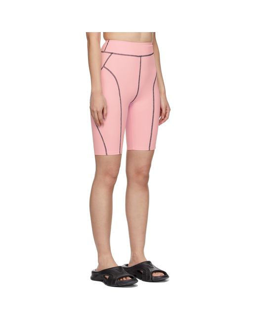 BONBOM Pink Seam Bike Shorts