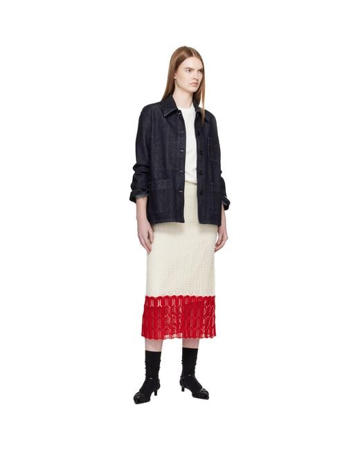 Jil Sander Blue Lightweight Denim Jacket