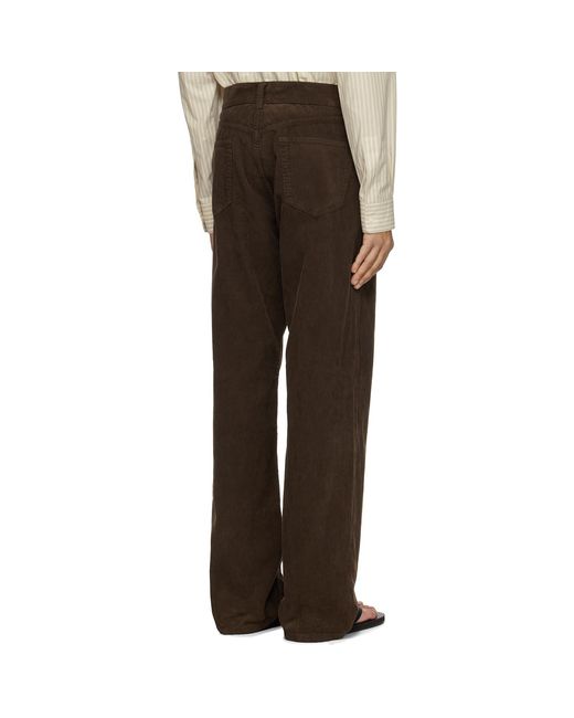 The Row Black Burt Trousers for men