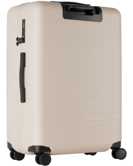 Monos Natural Taupe Medium Check-in Suitcase for men