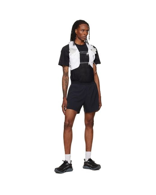 On Shoes Blue 5 Performance Shorts for men