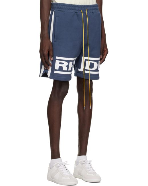 メンズ Rhude ブルー Champions' ショートパンツ Blue