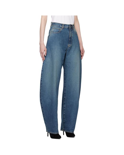 Alaïa Blue Round Jeans