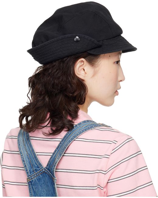 OPEN YY BUCKET BERET (キャスケット,バケットハット) OPEN YY Bucket Beret Cap in Black | Lyst