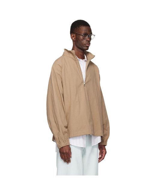 colbo Multicolor Half Zip Raglan Jacket for men