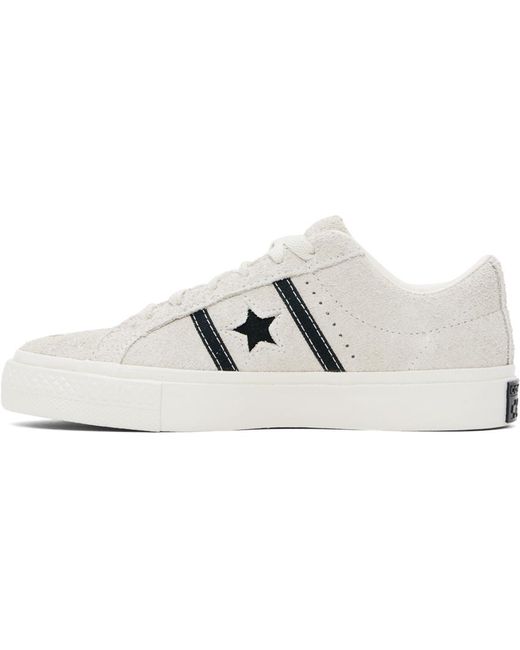 Converse Black Off-white One Star Academy Pro Suede Low Sneakers