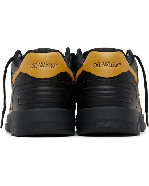 Off-White c/o Virgil Abloh Black 'Out Of Office' Calf Leather Sneakers for men